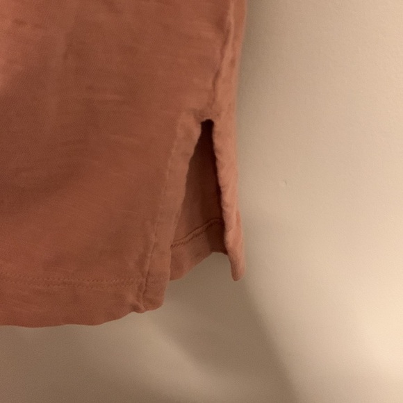 Pure J Jill Oversized Square Neck Tunic Rose Sustainable Cotton Minimalist S - Picture 4 of 6